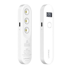 Lyfro Beam Lampa Dezynfekująca Mini Uv-c Ręczna Sterylizator Biały/white