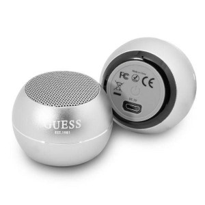 Guess Głośnik Bluetooth Guwsalgeg Speaker Mini Szary/grey