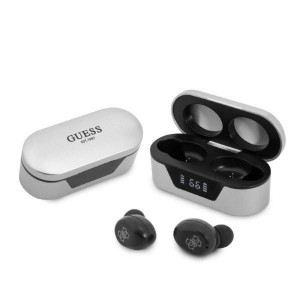 Guess Słuchawki Bluetooth Gutwst31eg Tws + Stacja Dokująca Szary/grey