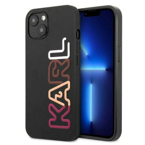 Oryginalne Etui Iphone 13 Karl Lagerfeld Hardcase Multipink Brand Czarne