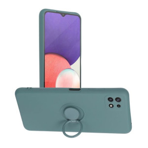Futerał Silicone Ring Do Samsung Galaxy A22 5g Zielony