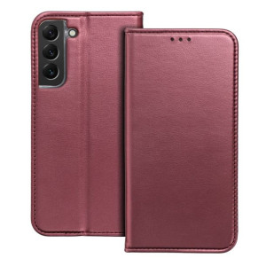Kabura Smart Magneto Do Samsung S22 Plus Burgundowy