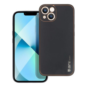 Futerał Leather Case Skórzany Do Iphone 14 Plus Czarny