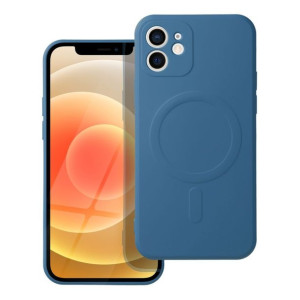 Futerał Silicone Mag Cover Do Iphone 12 Niebieski