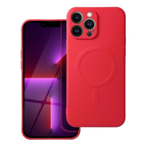Futerał Silicone Mag Cover Do Iphone 13 Pro Max Czerwony