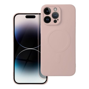 Futerał Silicone Mag Cover Do Iphone 14 Pro Max Różowy