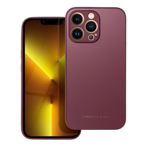 Futerał Roar Matte Glass Case - Do Iphone 13 Bordowy