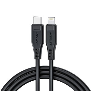 Acefast Kabel Typ C Do Lightning 8-pin Mfi 3a Pd30w C3-01 1,2m Czarny