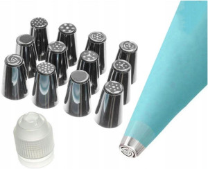 Tylki Cukiernicze Zestaw 12 Sztuk+worek+adapter