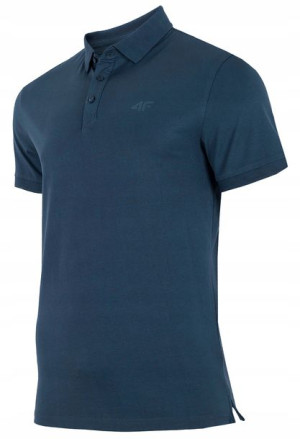Koszulka polo meska 4F H4Z22 TSM355 denim M