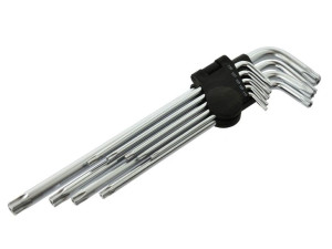Klucze Imbusowe Torx Security Hex T15-T55 9 Sztuk