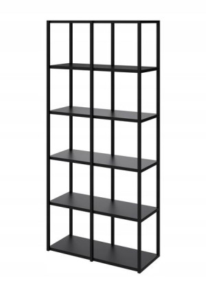 Regał STEEL BOX 177x80 Loft książki i segregatory