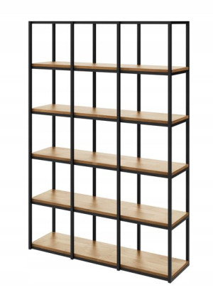 Regał WOOD BOX 177x120 Loft na książki