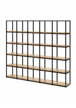 Regał WOOD BOX 177x200 Loft na książki