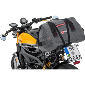 Torba motocyklowa, rollbag Qbag 45-60L całkowicie wodoodporna, szara