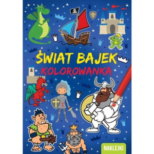 Świat bajek Kolorowanka A4