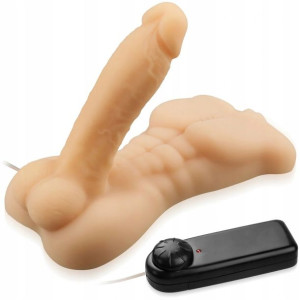 Dildo Z Torsem Męski Penis Wibrator Masturbator