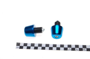 Końcówki, ciężarki kierownicy 05/36mm niebieskie (II gatunek)