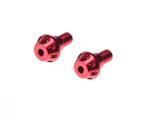 Końcówki, ciężarki kierownicy czerwone do Yamaha M16x1.5
