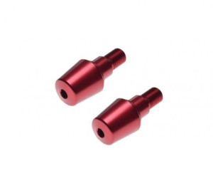 Końcówki, ciężarki kierownicy czerwone do Yamaha M16x1.5
