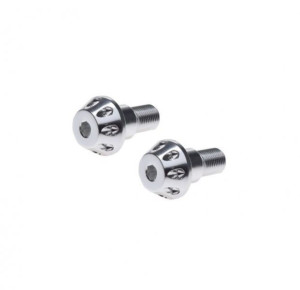 Końcówki, ciężarki kierownicy srebrne do Yamaha M16x1.5