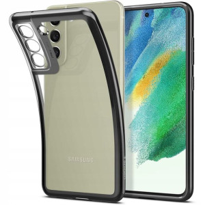 Etui Spigen Optik Crystal - Samsung Galaxy S21 FE (Chrome Grey)