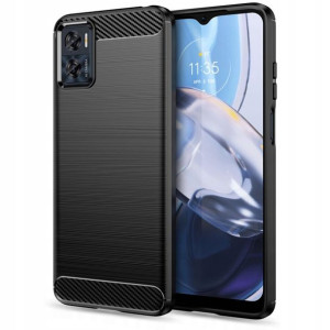 Etui Tech-Protect TPUCarbon - Motorola Moto E22 / E22i (Black)