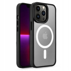 Etui Tech-Protect Magmat MagSafe - Apple iPhone 13 Pro (Clear / Black)