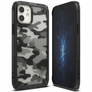 Etui Ringke Fusion X - Apple iPhone 12 Mini (Camo Black)