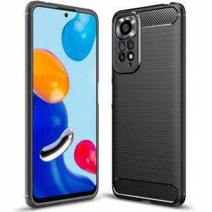 Etui Tech-Protect TPUCarbon - Xiaomi Redmi Note 11 / 11s (Black)