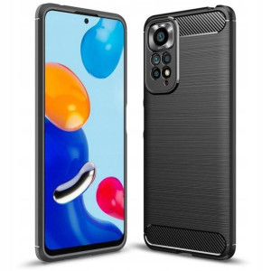 Etui Tech-Protect TPUCarbon - Xiaomi Redmi Note 11 Pro / 11 Pro 5G (Black)