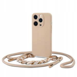 Etui Tech-Protect Icon Chain - Apple iPhone 13 Pro (Beige)