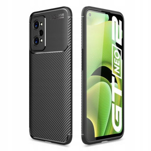 Etui Tech-Protect TPUCarbon - Realme GT 2 5G / Neo 2 / Neo 3T (Black)