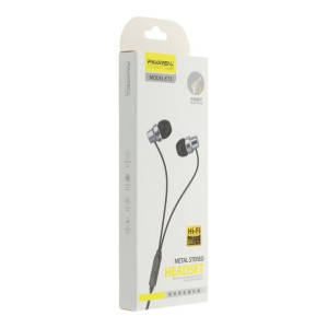 Zestaw słuchawkowy/słuchawki z mikrofonem Jack 3,5mm Pavareal PA-E73 black