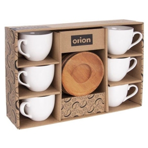 Filiżanka Porcelanowa Zestaw Filiżanek Do Kawy Espresso 100 Ml 6 Sztuk