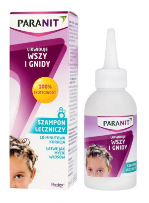 PARANIT Szampon leczniczy likwidujący wszy i gnidy - 10 minutowa kuracja 10