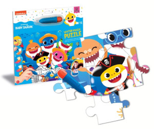 Puzzle Water Magic BABY SHARK 15 el. CLEMENTONI