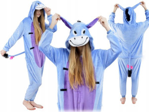 Kigurumi ONESIE DRES Ciepła PIŻAMA KOMBINEZON M