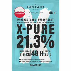 Drożdże Turbo X-Pure 21,3% 48H 135G 403103