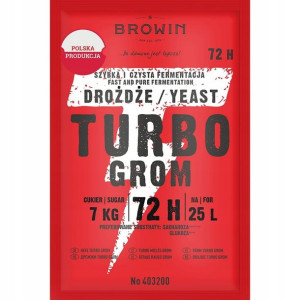 Drożdże Gorzelnicze Turbo Grom 72H 403200