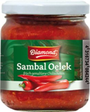 Sos chili pasta chili ostra sambal oelek 200g - Diamond