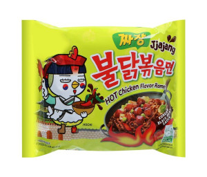 Danie makaron ramen ostry kurczak Jjajang  140g