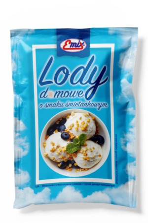 Lody domowe o smaku śmietankowym 60g