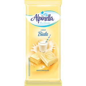 Czekolada biała 90g Alpinella