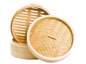 Parowar bambusowy do gotowania na parze 30cm