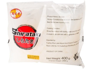 Makaron SHIRATAKI, WSTĄŻKI Konjac 20x400g