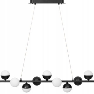 Lampa Led Sufitowa Wisząca 9 Głowic Metalowa 90cm