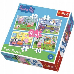 Puzzle Trefl 35 48 54 70 34359 Peppa