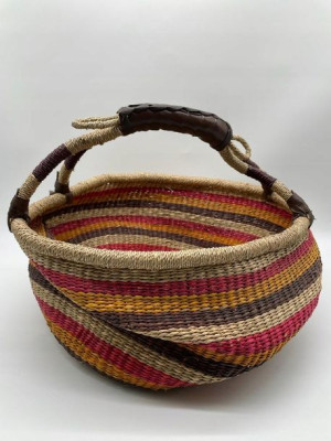 Kosz hand made BOLGA HIT BOHO afrykański pomarańcz