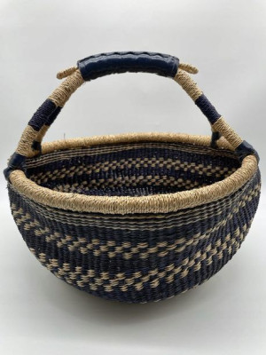 Kosz hand made BOLGA HIT BOHO afrykański granatowy